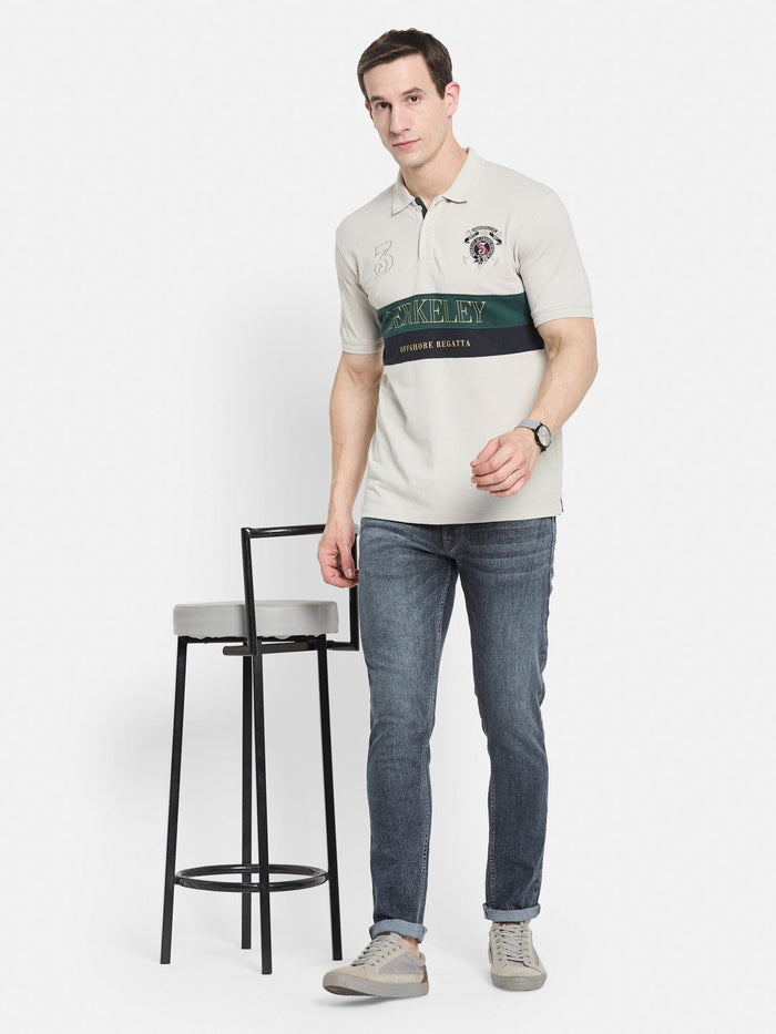 Octave Men Cotton Slim Fit Light Fade Jeans