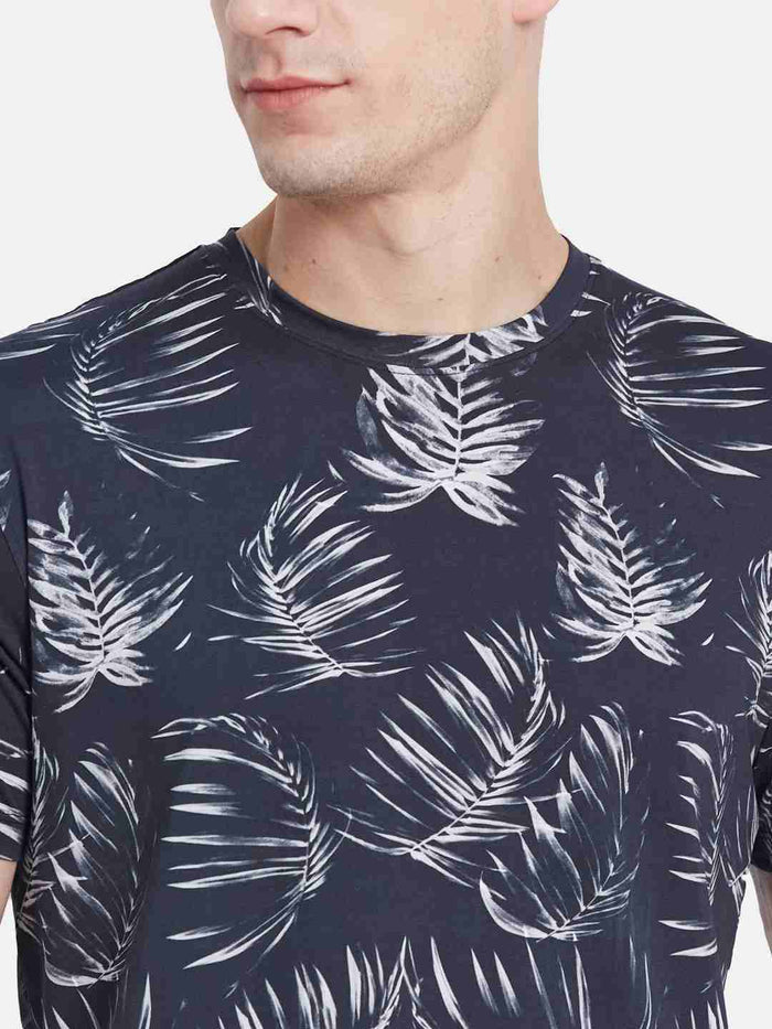 Octave Men Floral Printed T-shirt