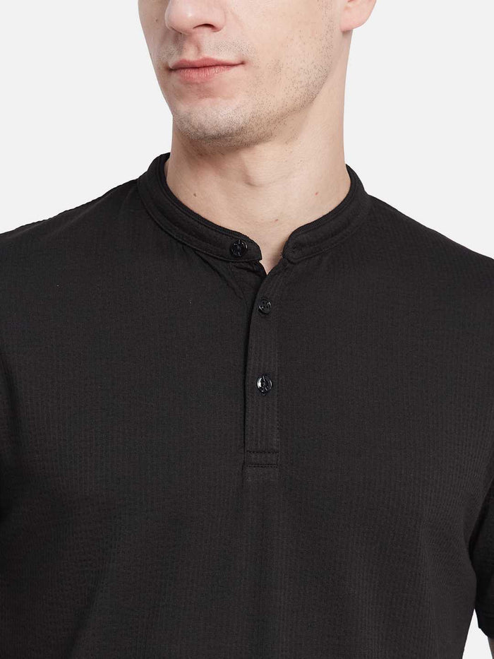 Octave Men Mandarin Collar T-shirt