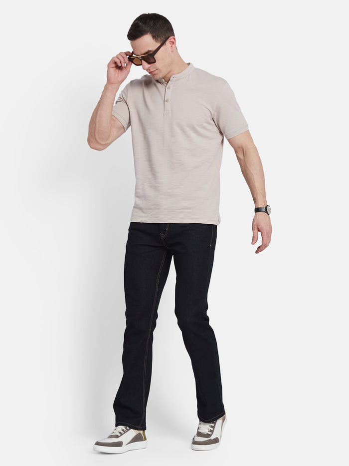 Octave Men Mandarin Collar T-shirt