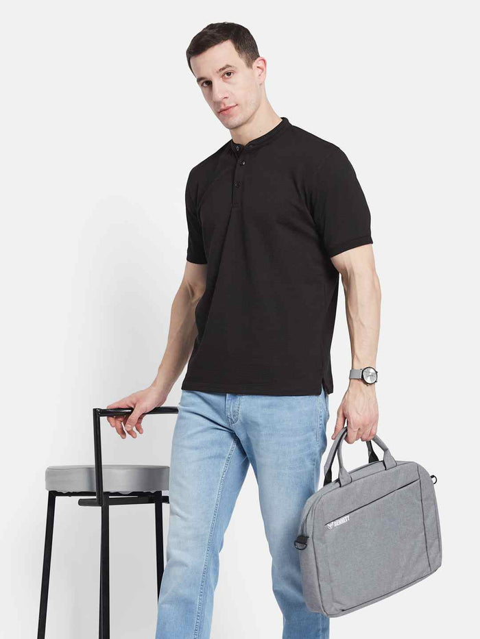 Octave Men Mandarin Collar T-shirt