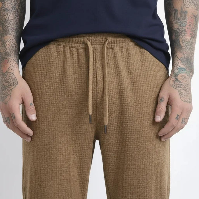Octave Men Mocha Regular Fit Track Pants