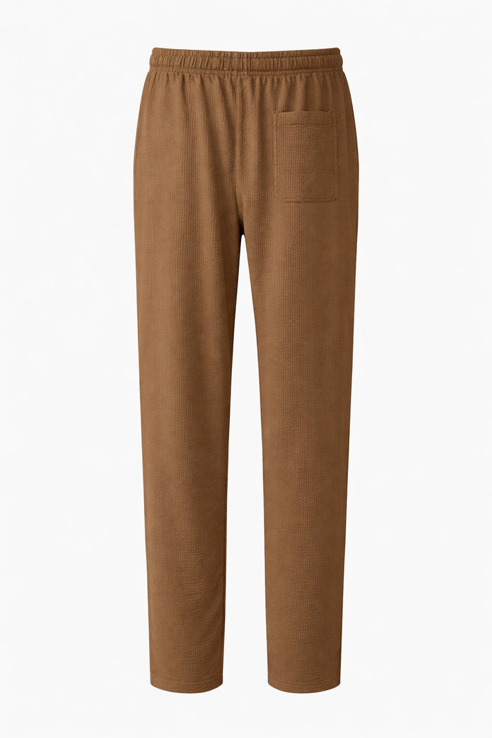 Octave Men Mocha Regular Fit Track Pants