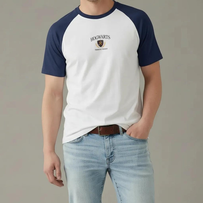 Octave Men Navy Printed T-shirt