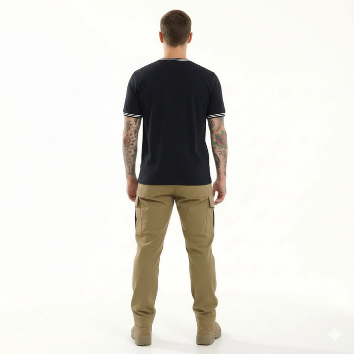 Octave Men Navy T-shirt