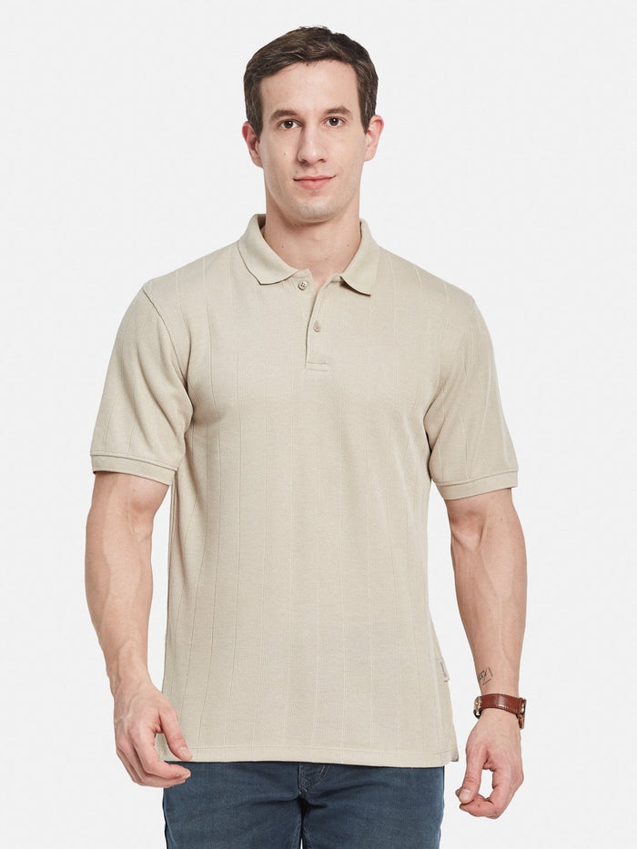 Octave Men Polo Collar T-shirt
