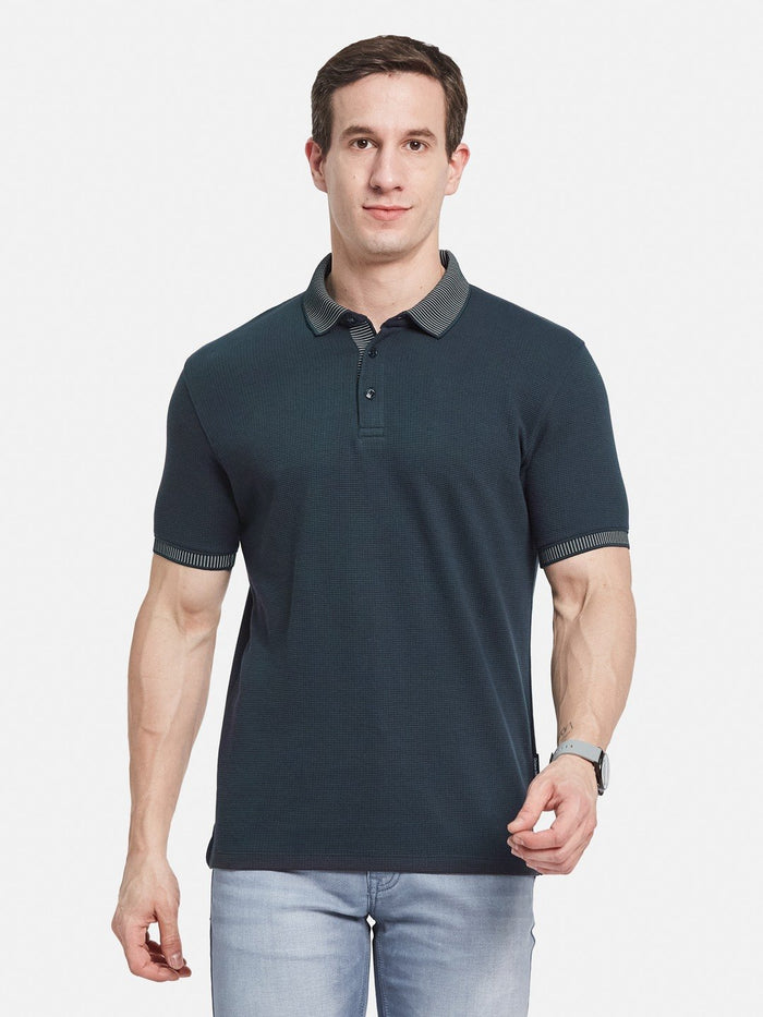 Octave Men Polo Collar T-shirt