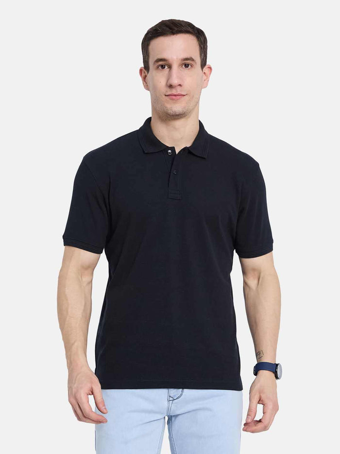 Octave Men Polo Collar T-shirt
