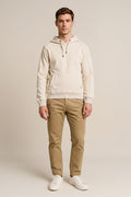 Octave Men Pristine Solid Hooded Sweatshirt