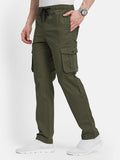 Octave Men Regular Fit Cargos Trousers