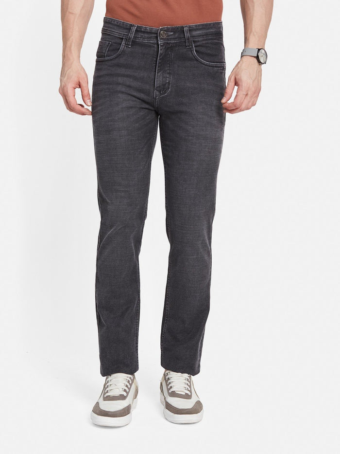 Octave Men Regular Fit Mid-Rise Light Fade Stretchable Jeans