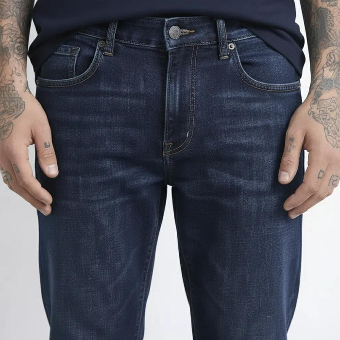 Octave Men Regular Fit Mid-Rise Stretchable Jeans