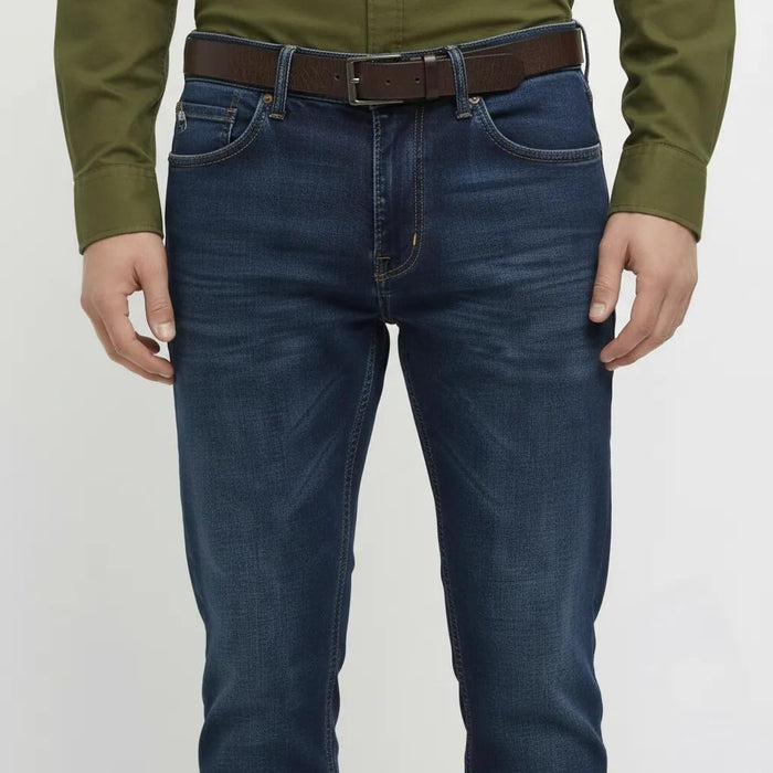 Octave Men Regular Fit Mid-Rise Stretchable Jeans