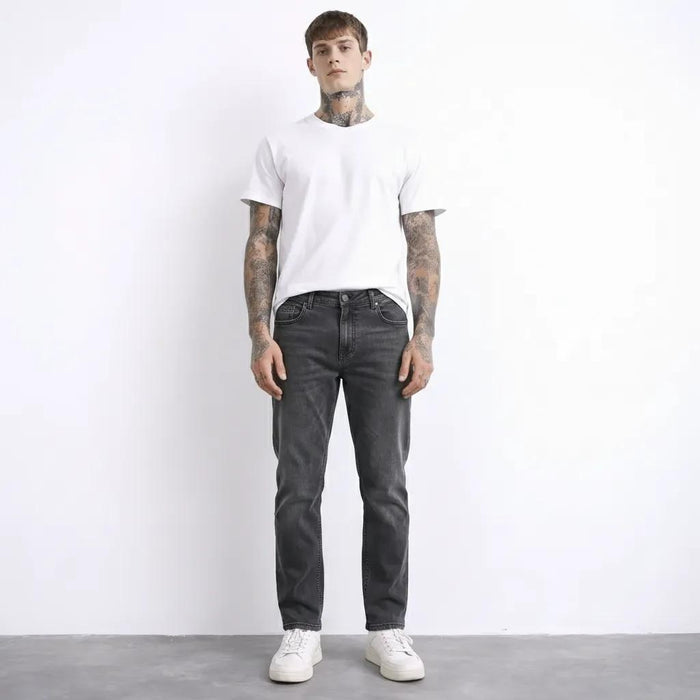 Octave Men Regular Fit Mid-Rise Stretchable Jeans