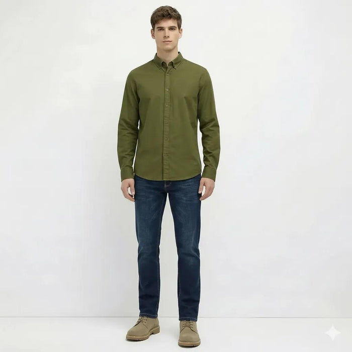 Octave Men Regular Fit Mid-Rise Stretchable Jeans