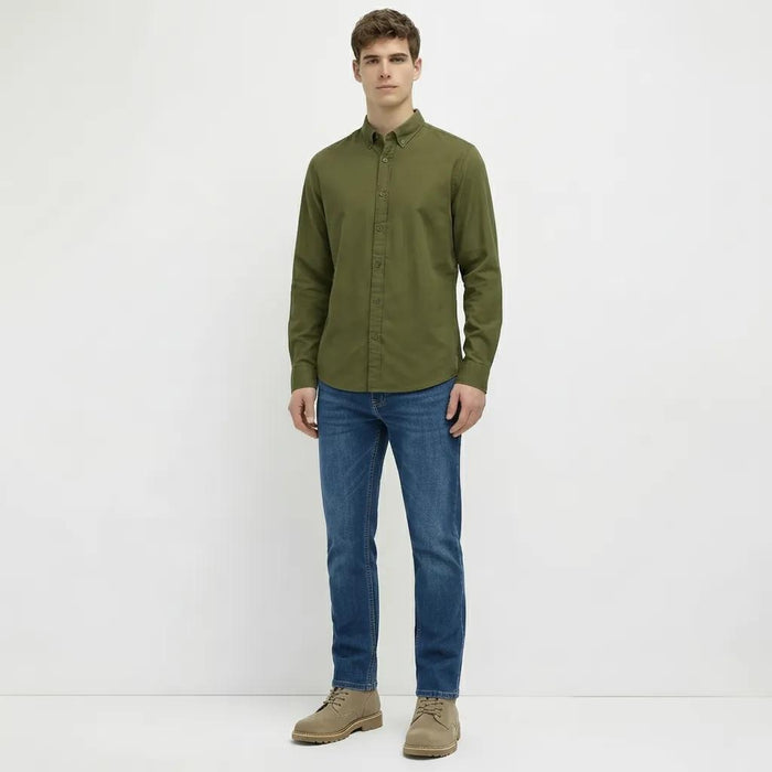 Octave Men Regular Fit Mid-Rise Stretchable Jeans