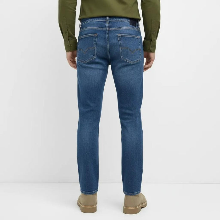 Octave Men Regular Fit Mid-Rise Stretchable Jeans