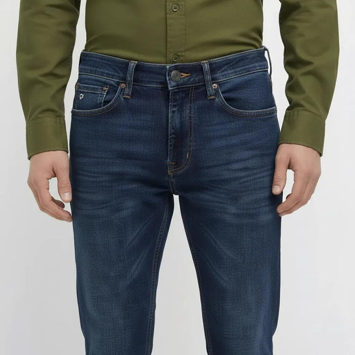 Octave Men Regular Fit Mid-Rise Stretchable Jeans