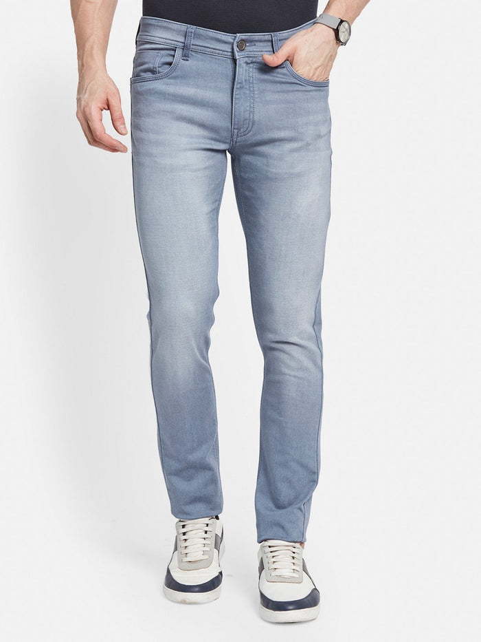Octave Men Straight Fit Light Fade Stretchable Jeans