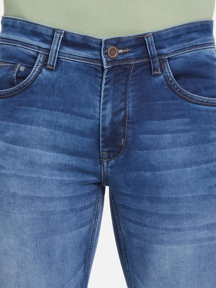Octave Men Straight Fit Light Fade Stretchable Jeans