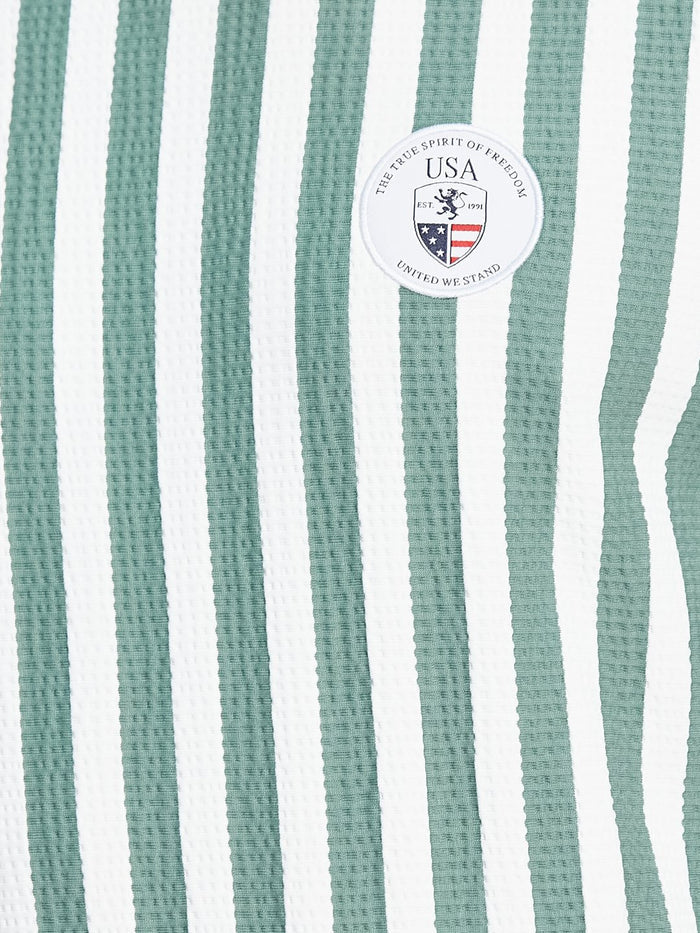 Octave Men Striped Monochrome T-shirt