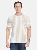 Octave Men Striped T-shirt