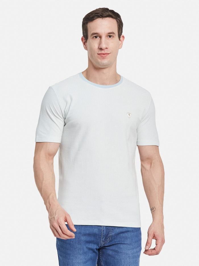 Octave Men Striped T-shirt