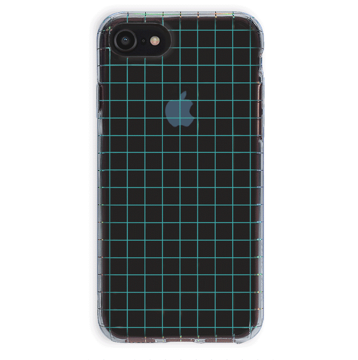 Off The Grid Holo iPhone Case – Luxury Aesthetic Phone Cover
