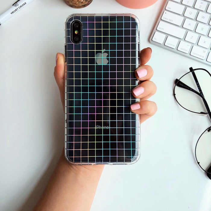 Off The Grid Holo iPhone Case – Luxury Aesthetic Phone Cover
