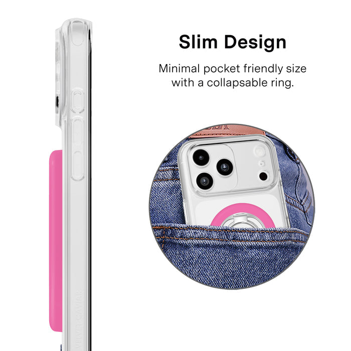Orchid Pink MagSafe Grip Ring – Magnetic Phone Ring Holder