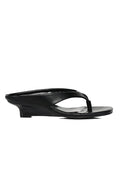 Parker Thong Wedges (Black)