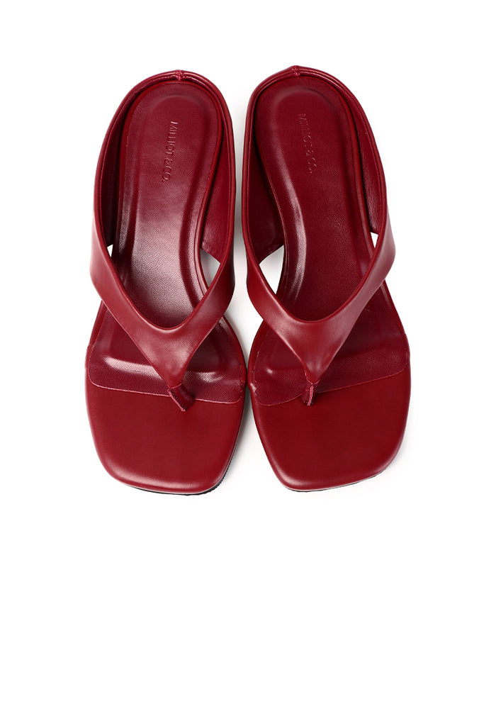 Parker Thong Wedges (Red)