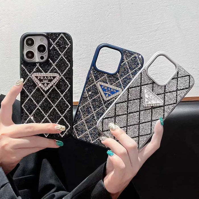 Phone Case with Sparkling Rhinestones For iPhone 17/ 16 / 15 / 14