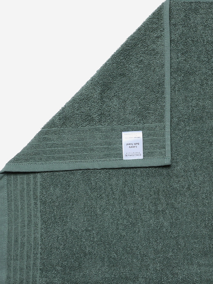 Premium Basil Bath Towel | Ultra-Soft Plush Terry Cloth, Highly Absorbent