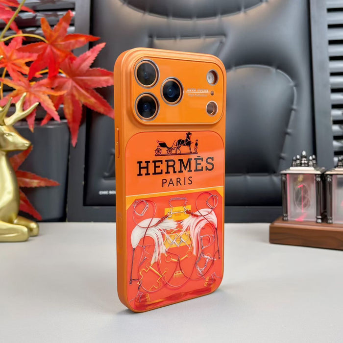 Premium H Glass Case For iPhone 17 / 16 / 15 / 14