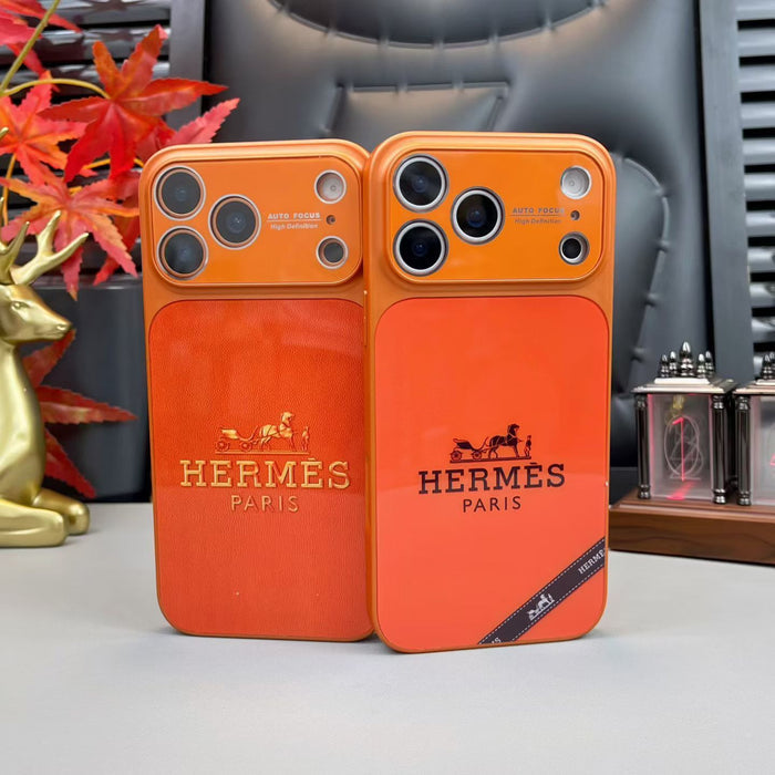 Premium H Glass Case For iPhone 17 / 16 / 15 / 14