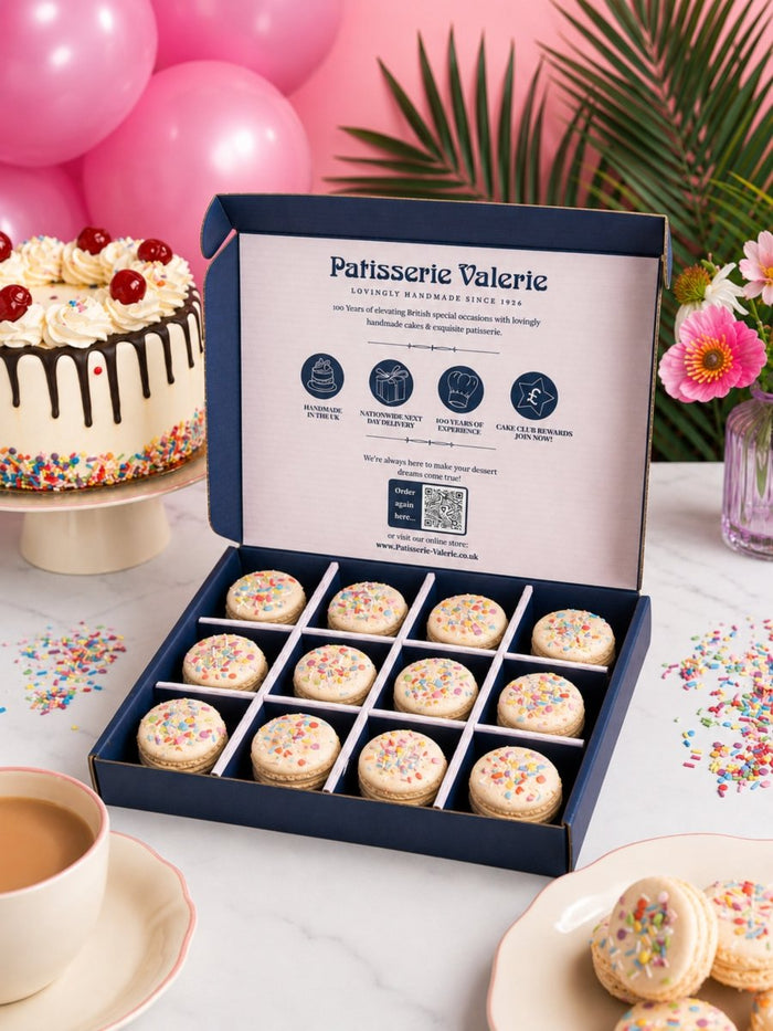 Premium Macaron Gift Box of 12 - Patisserie Valerie