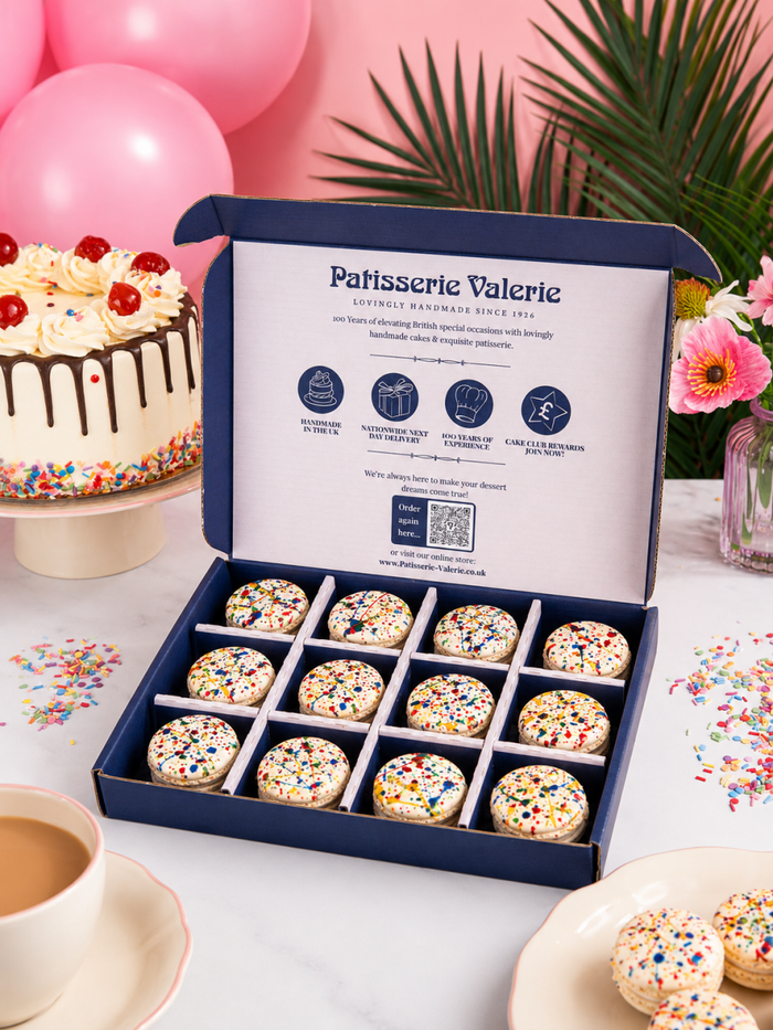 Premium Macaron Gift Box of 12 - Patisserie Valerie