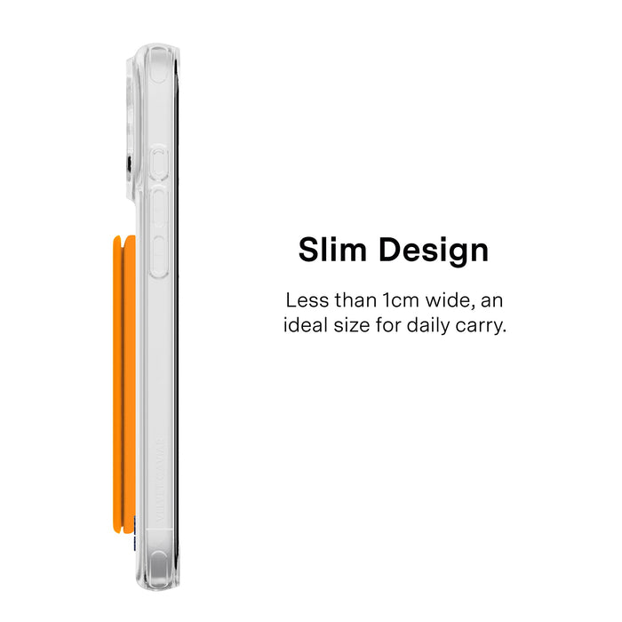 Pumpkin Spice Orange MagSafe Wallet – Magnetic Card Holder for iPhone