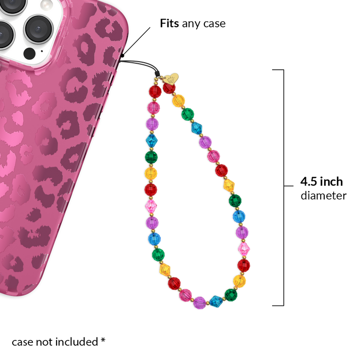 Rainbow Phone Charm – Cute Aesthetic Phone Accessory