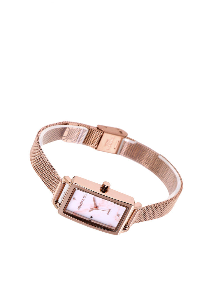 Raven Stainless Steel Analogue Watch (Rose Gold)