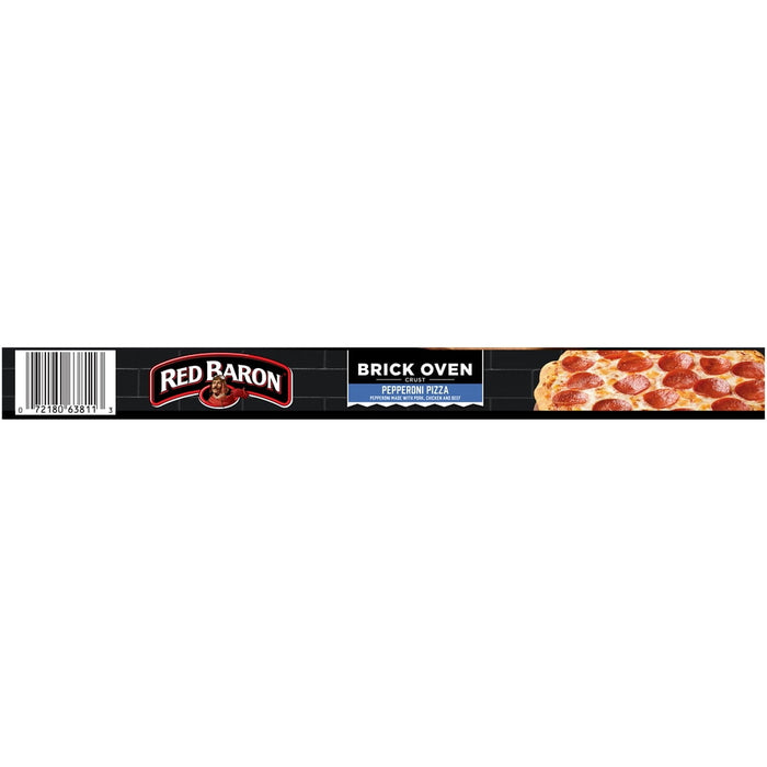 Red Baron Brick Oven Pepperoni Frozen Pizza 17.89 oz