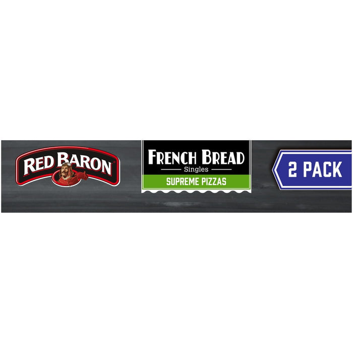 Red Baron French Bread Supreme Frozen Pizza 2 Count 11.6oz
