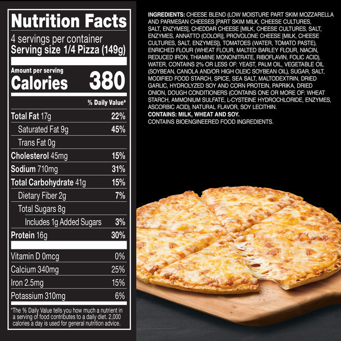 Red Baron, Frozen Pizza Classic Crust 4-Cheese, 21.06 oz