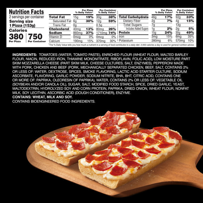 Red Baron Frozen Pizza French Bread Pepperoni