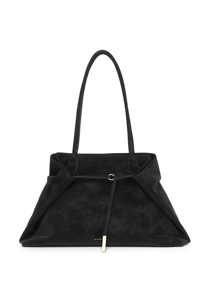 Rhea Linear Tote Bag (Black)
