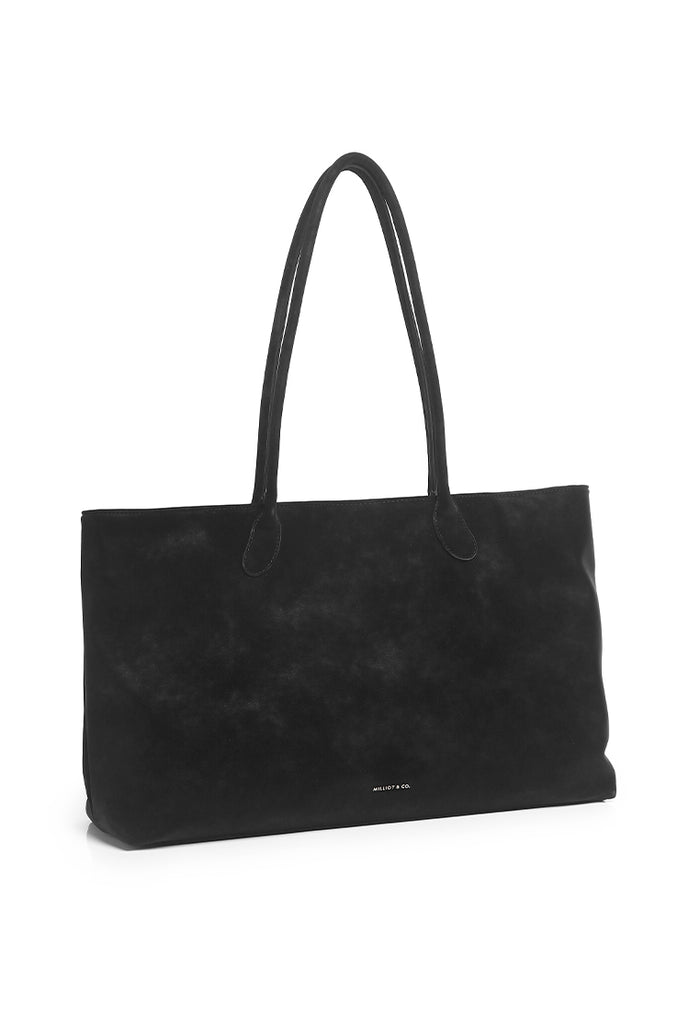 Rhea Linear Tote Bag (Black)