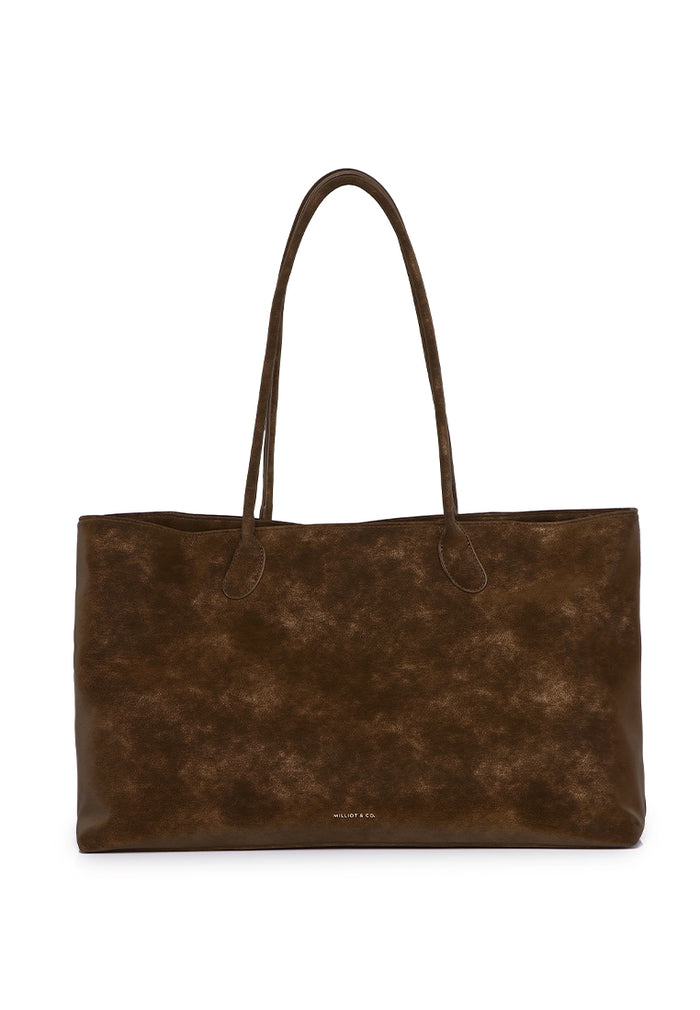 Rhea Linear Tote Bag (Coffee)