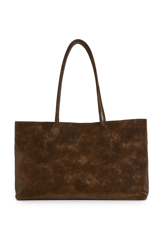 Rhea Linear Tote Bag (Coffee)