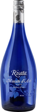 Risata Moscato d'Asti, D.O.C.G., Piedmont Italy, 5.5% ABV, 750ml Glass Bottle, 3 - 240ml Servings